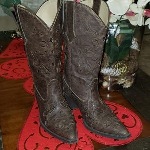 Womans vintage roper boots